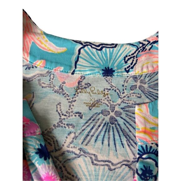 LILLY PULITZER Ross Knit Dress  BALI BLUE ONCE UPON A TIDE Size XL  NWOT Small F - Picture 4 of 9